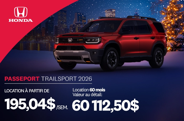 Bannière de Promotion Passport Trailsport 2026